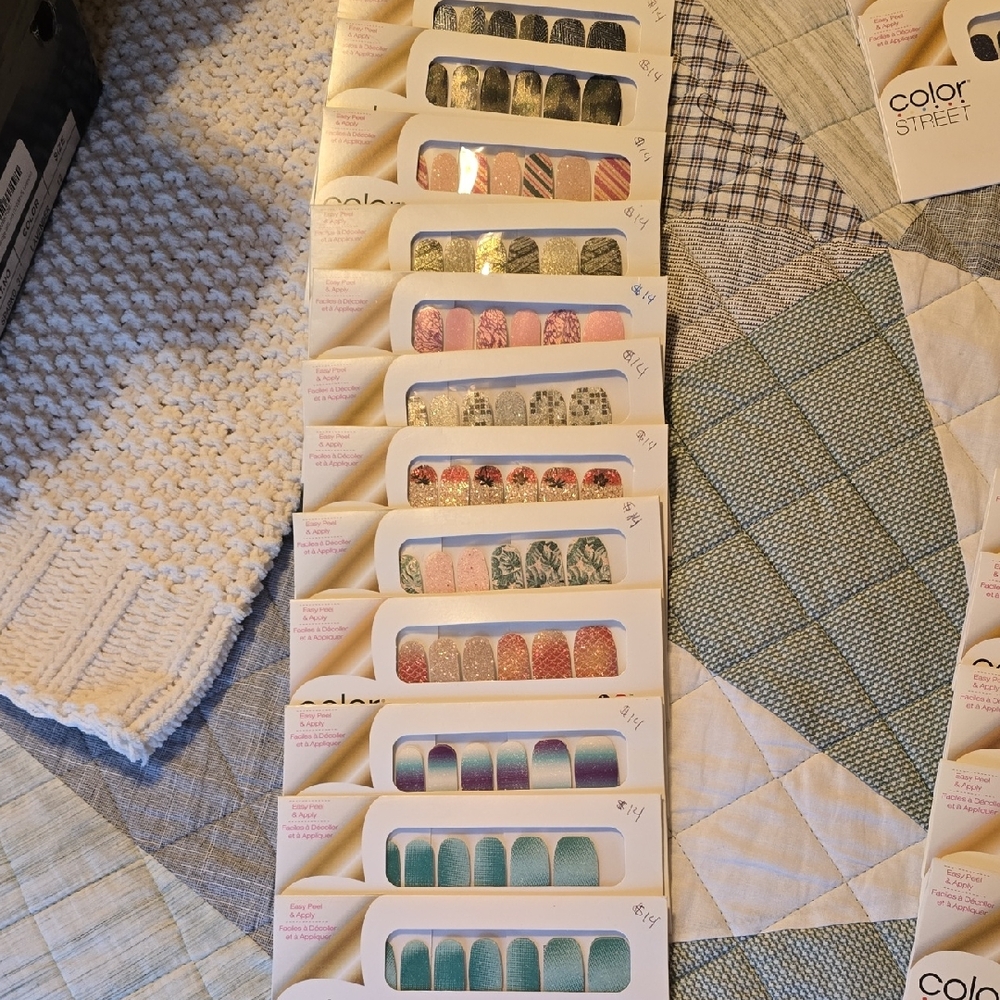 Color Street Vibrant Nail Polish Strips Collection